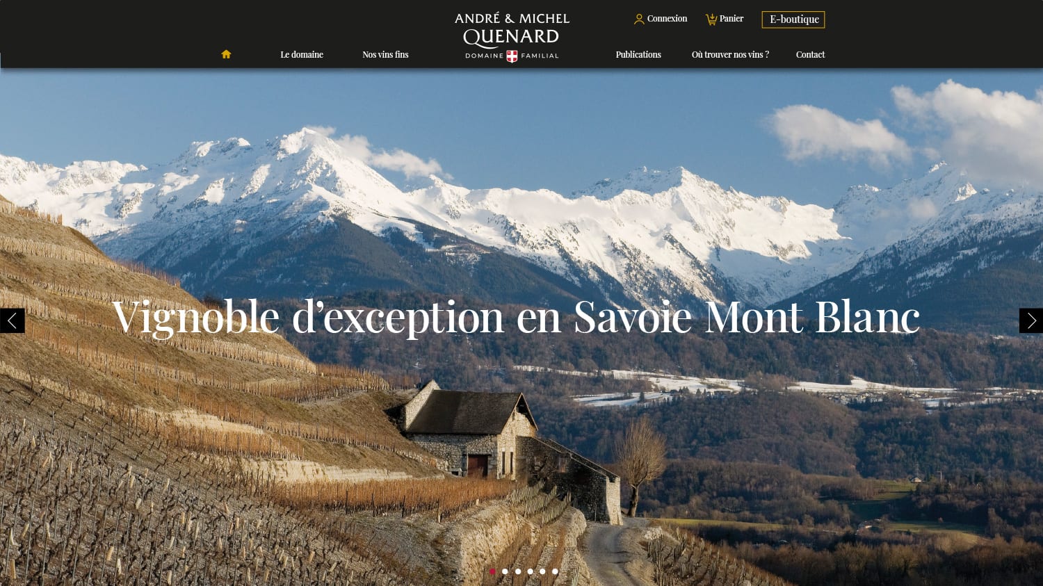 Creation site vigneron