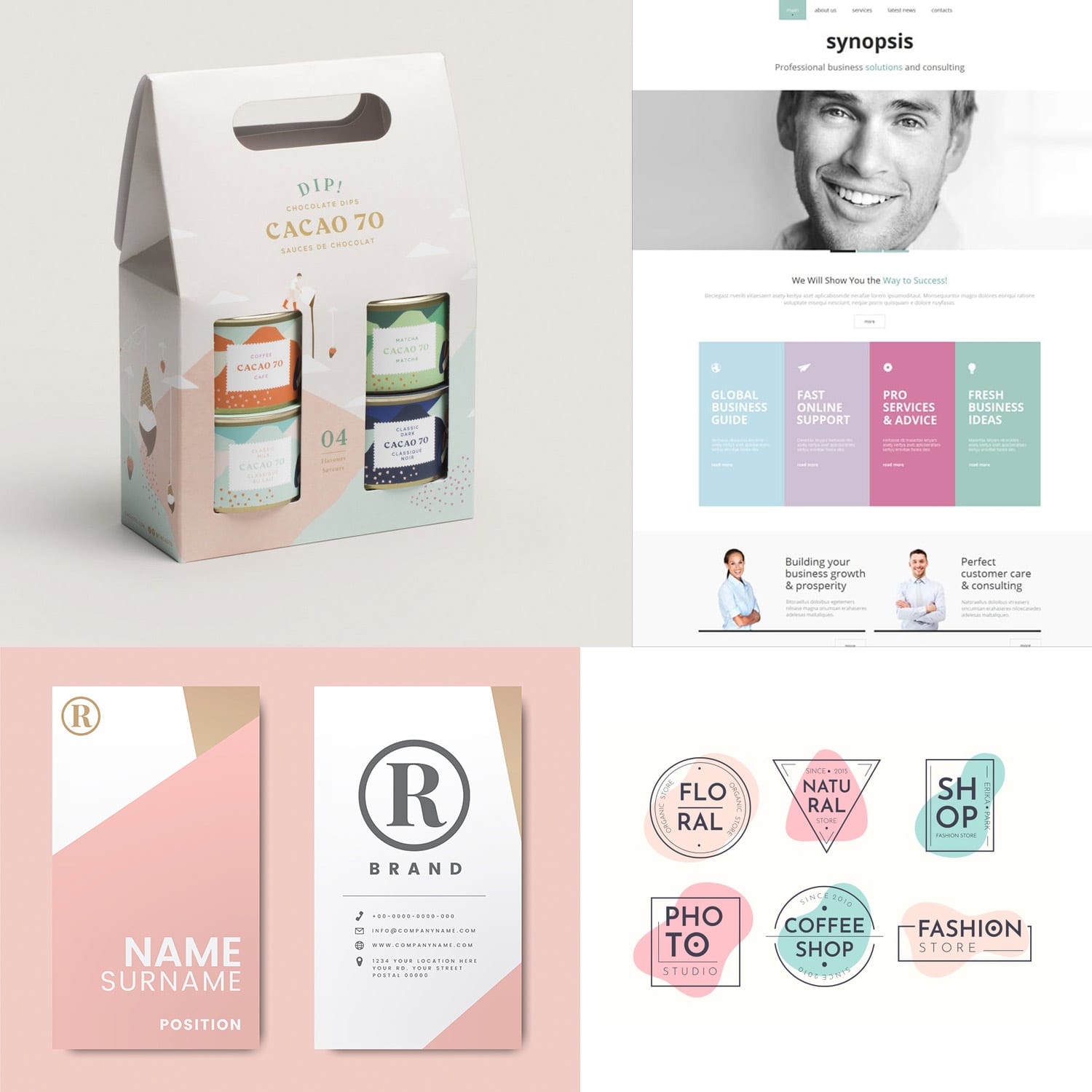Graphisme pastel