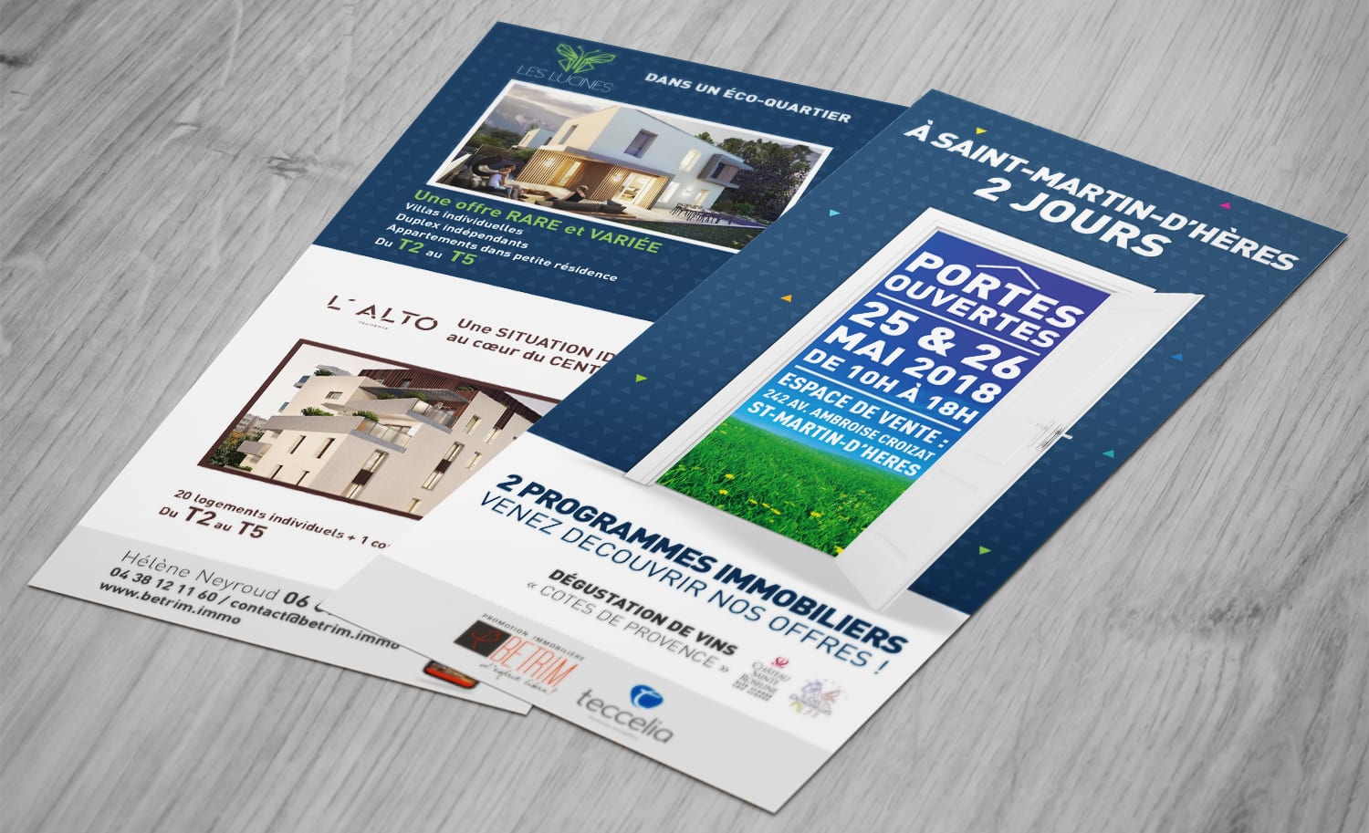 création flyers