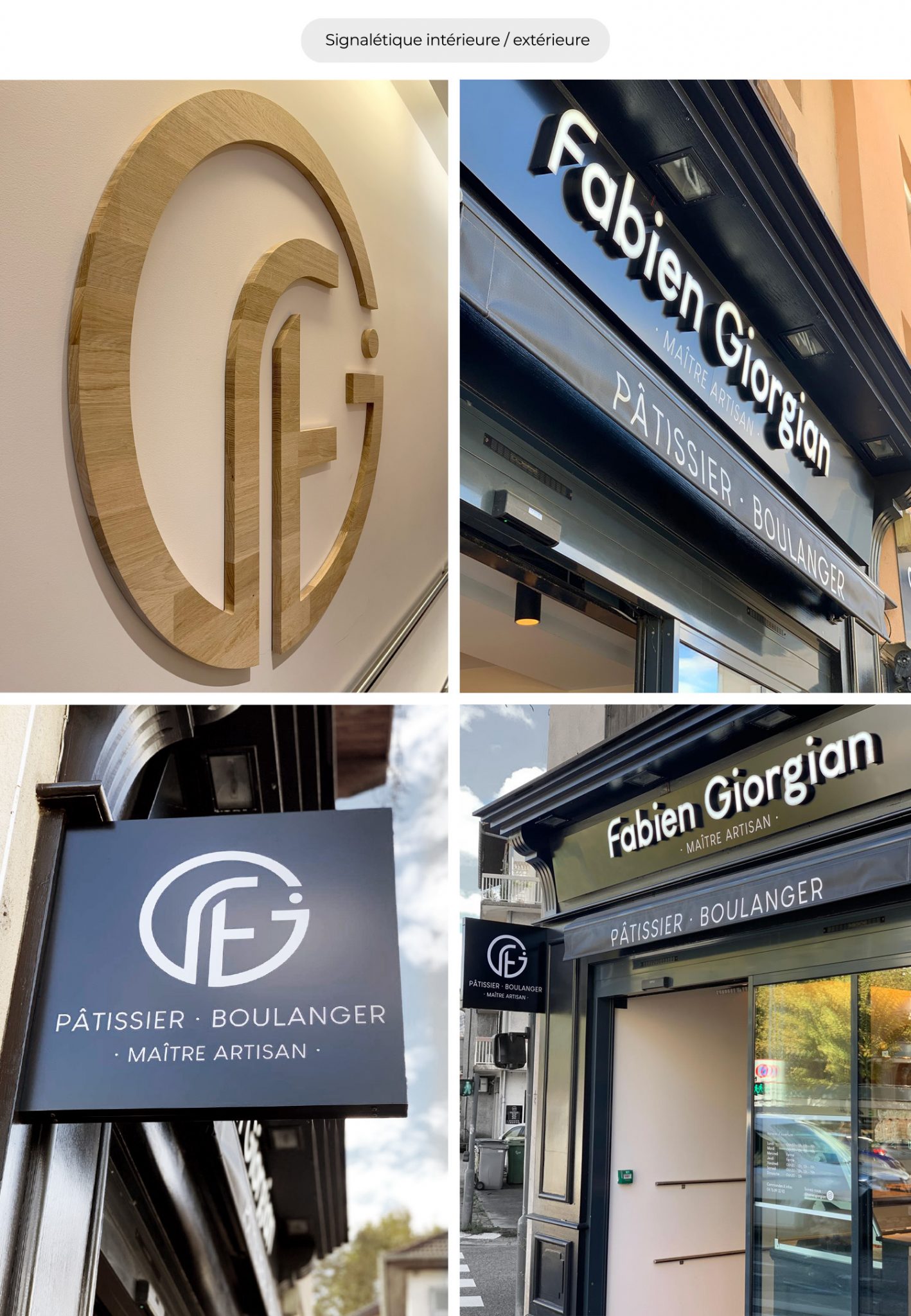 Signaletique interieure et exterieure
