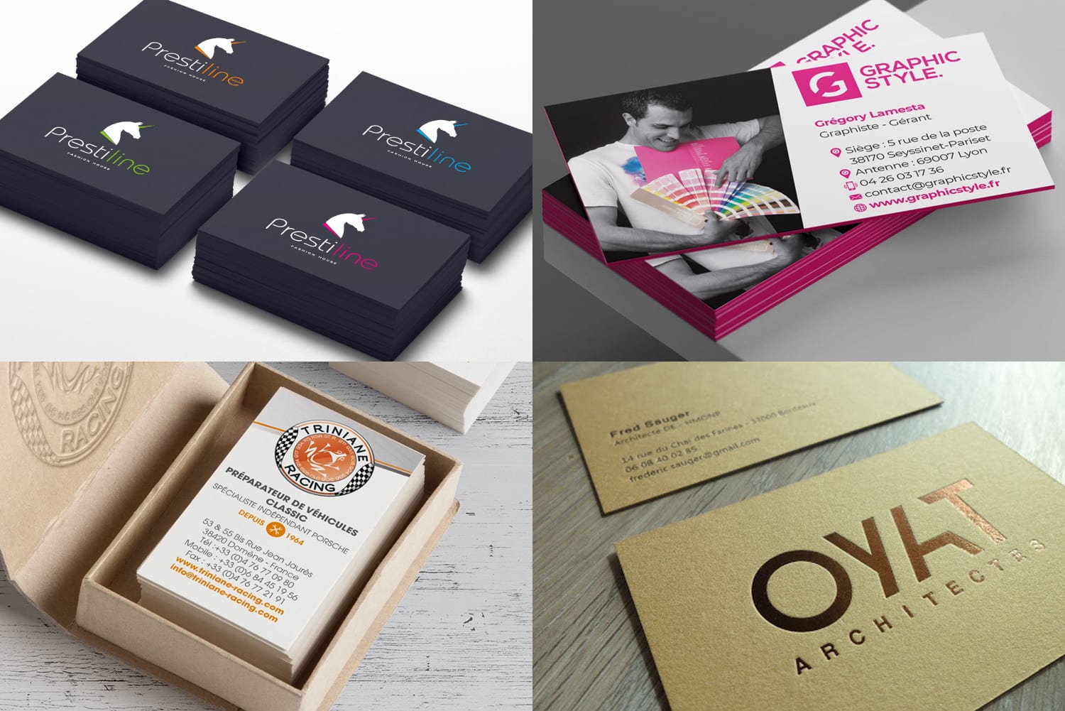 Création cartes de visite