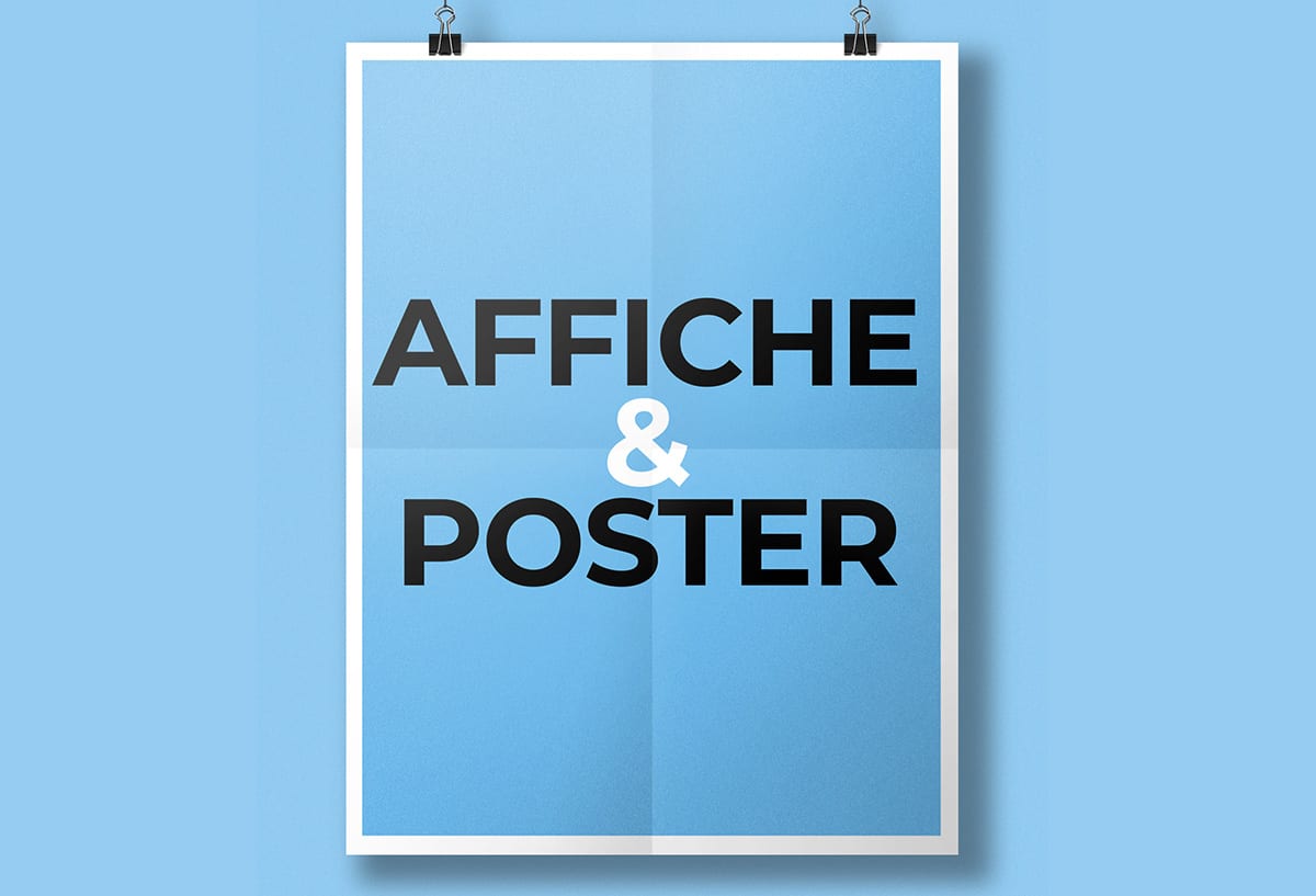 création affiche