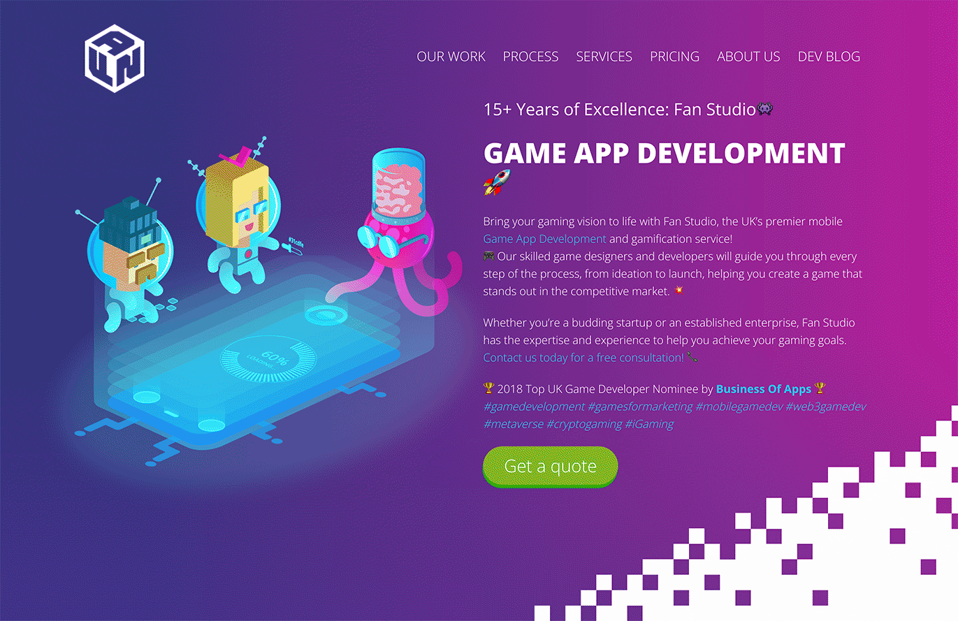 web design pixel