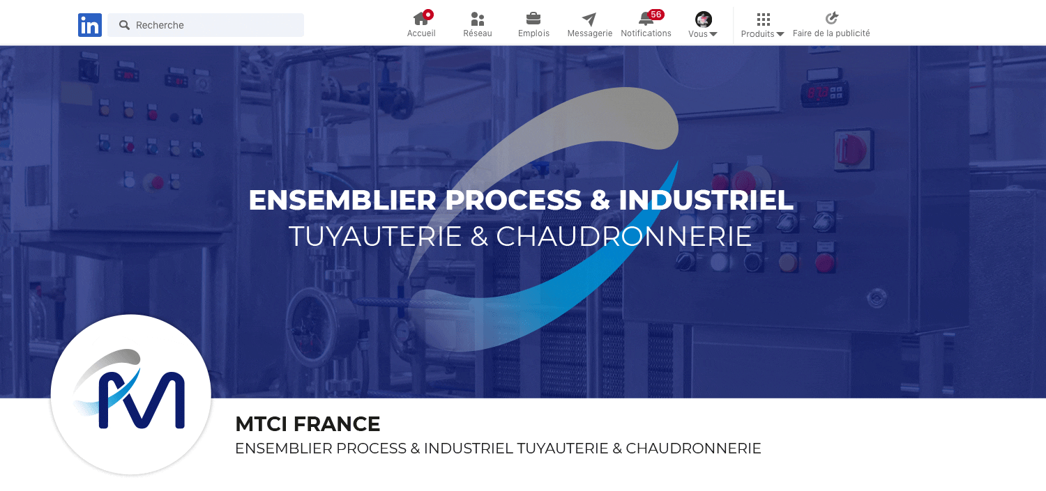 design couverture linked in