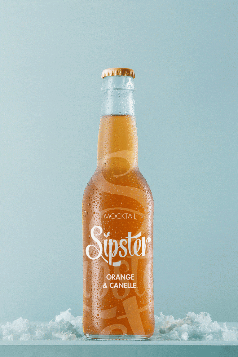 design etiquette boisson cocktail