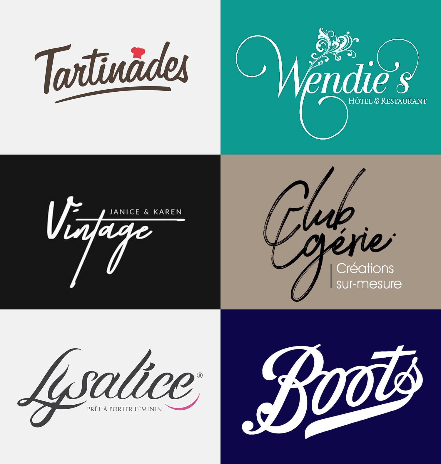 Logo style signature