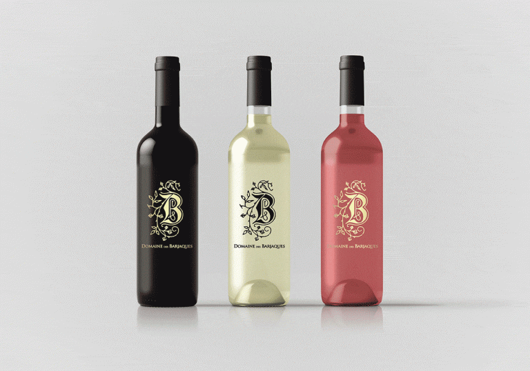 design etiquette bouteille vin